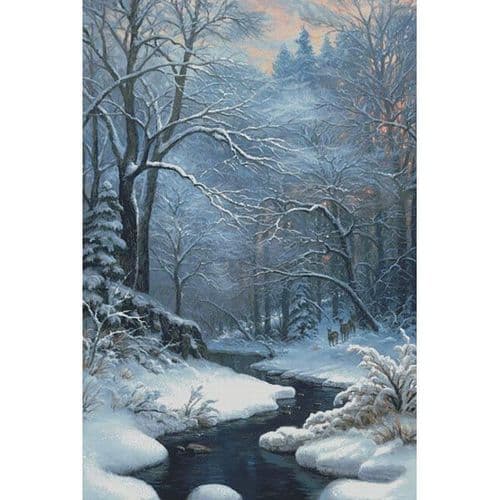 Winter Pose (Large) by Artecy printed cross stitch chart